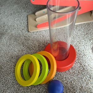 Clear Tube with Stacking Rings lovevery Montessori toys!